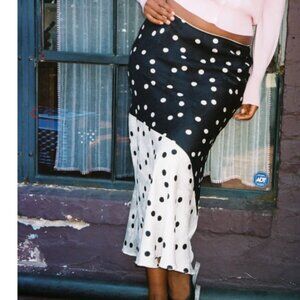 Lily Skirt Lisa Says Gah Black White Dot